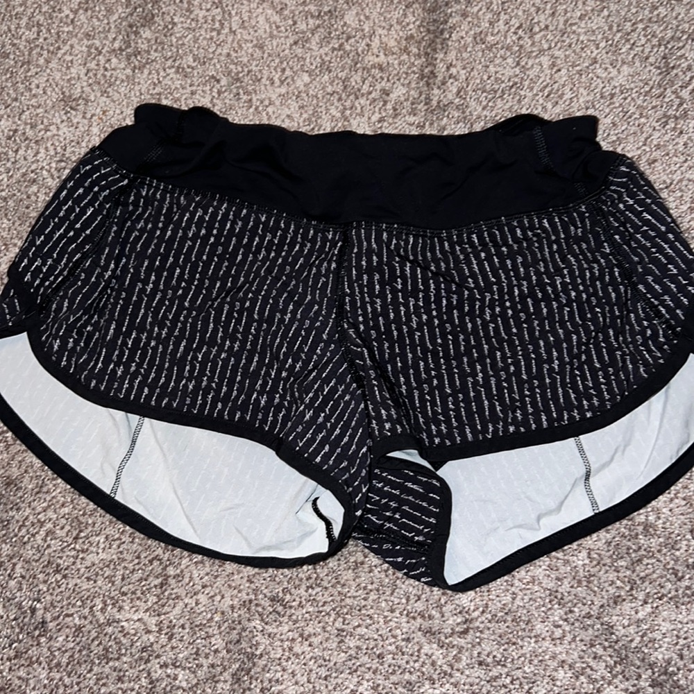 printed lululemon shorts